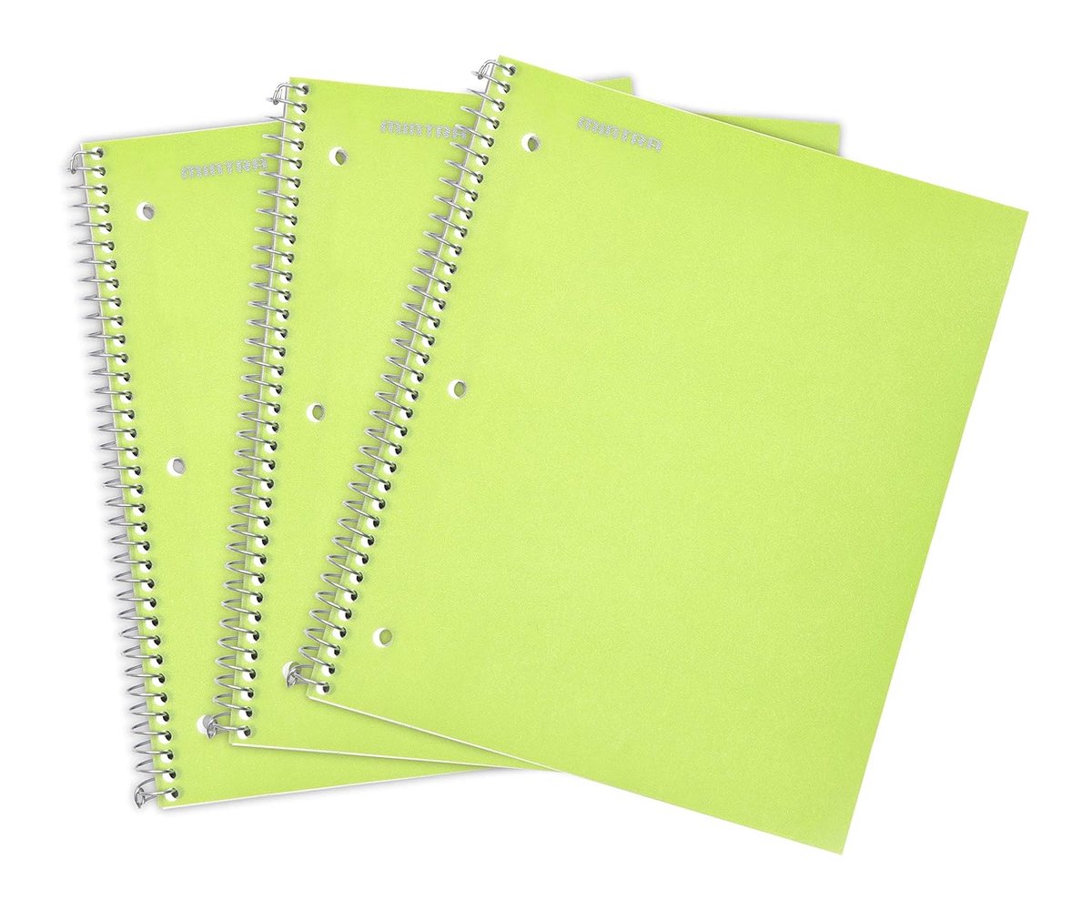 Notitieboek Set - Schrijfblokken - School Kantoor - Vochtbestendige Kaft - 100 Vellen - Groen