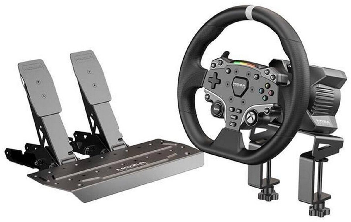 Moza R3 Bundel Racestuur + Pedalen