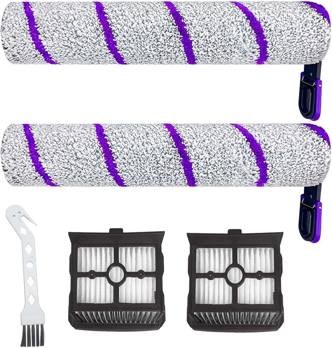 Vervangende onderdelen geschikt voor de rolborstel met HEPA-filter geschikt voor de Narwal S20 Pro stofzuiger.