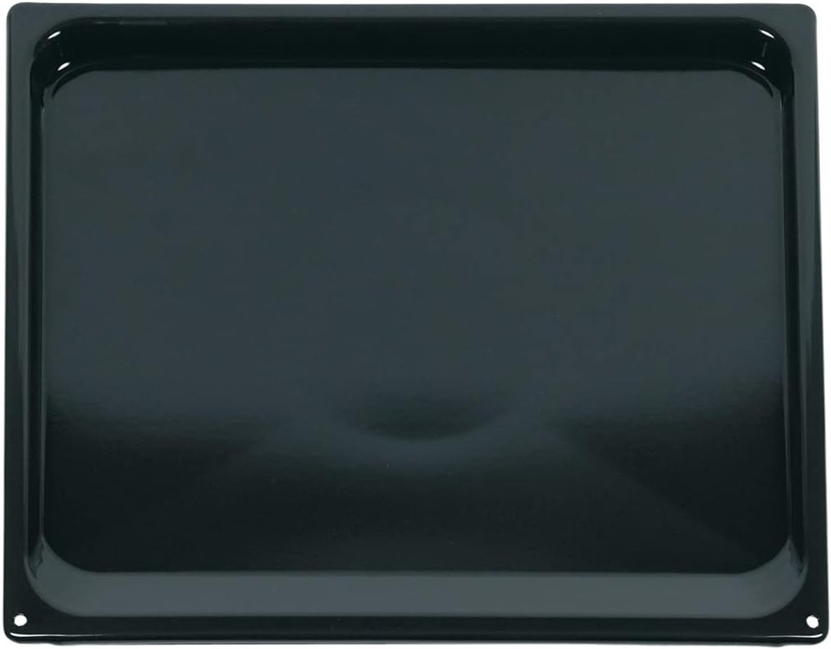 Bakplaat Oven Bakplaat Plaat Bakken En Braden Geëmailleerd Oppervlak 40.6x36x1.5cm zwart
