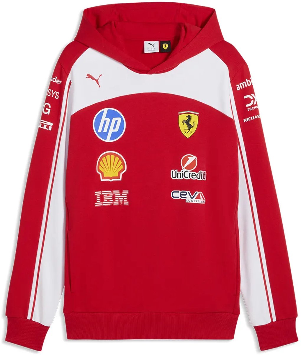 Puma Sf Ferrari Replica Hoodie S Man Rood