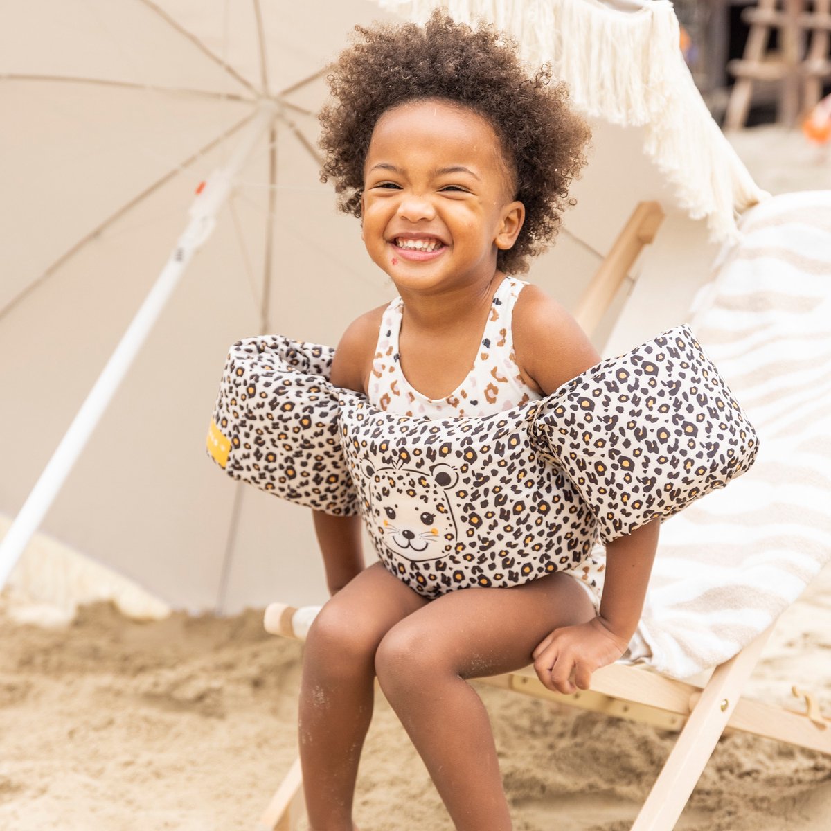 Swim Essentials Puddle Jumper - Beige - Safari Chique - 2/6 Jaar — afbeelding 11