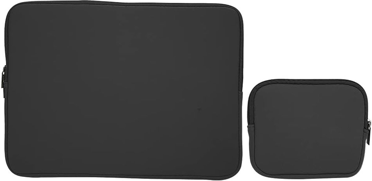 Laptoptas - Computerhoes - Veilig Transport - Dubbele Ritssluiting - 14 inch - Zwart