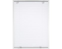 Plissé Gordijn - Raambekleding - Dakramen - Zuignap Montage - 50x122 cm - Wit
