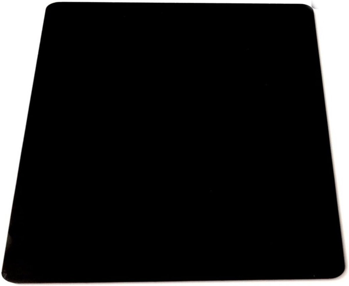 Acryl Onderzetters - Plaatsmatjes - Tafel Beschermen - Vierkant Design - Set van 4 - Zwart