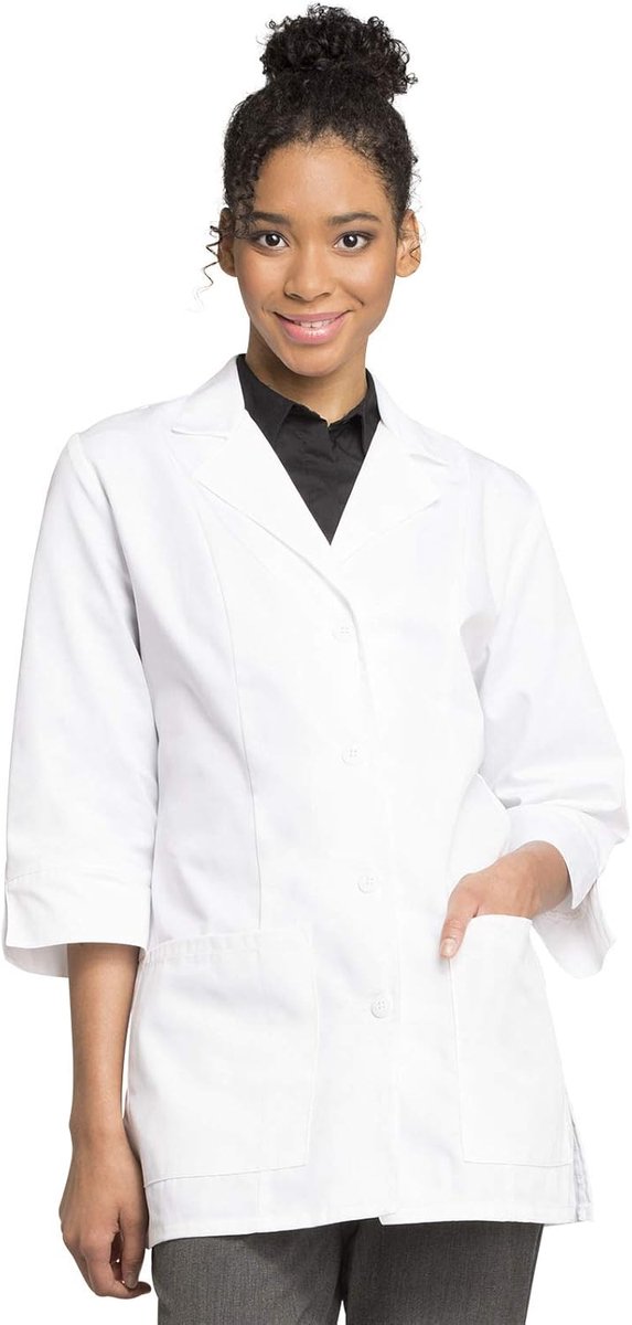 Dames Labjas - Medische Jas - Hygiënisch Werken - Prinsessennaden - 30 inch