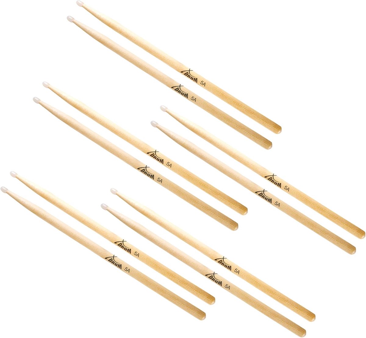 Drumstokken Set - Percussie Stokken - Muziek Maken - Nylon Druppelkop - 5A 405mm