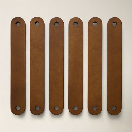 Petite Amélie Houten evenwichtsbalk en balanceerstenen «Noyer» - Walnoot — afbeelding 2