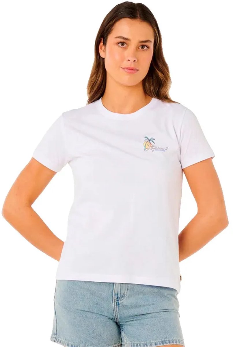 Rip Curl Tide Line Standard TEE - Optical White