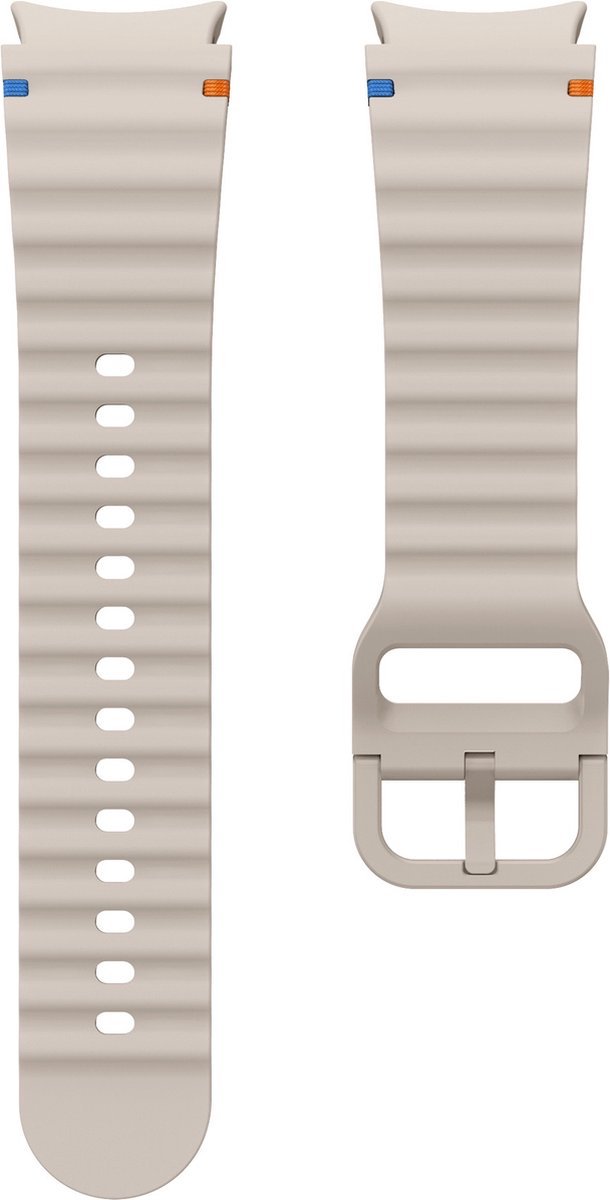 Go Go Gadget - Smartwatch bandje - Siliconen band - Geschikt voor Samsung Galaxy Watch 7 - 40& 44mm - Beige