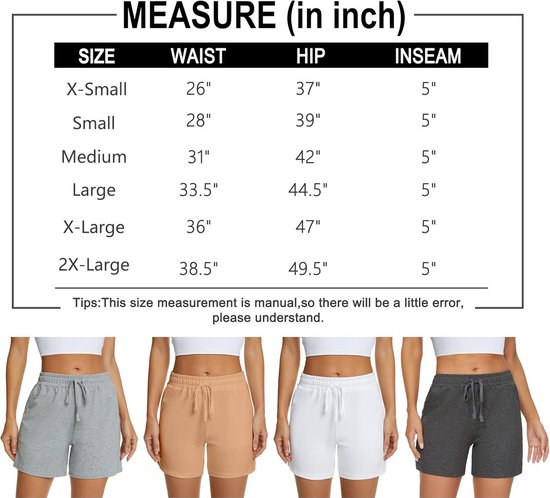 Comfortabele Dames Korte Broek 12,7 cm met Zakken - Jersey Katoen voor Yoga, Lounge & Actief — afbeelding 3