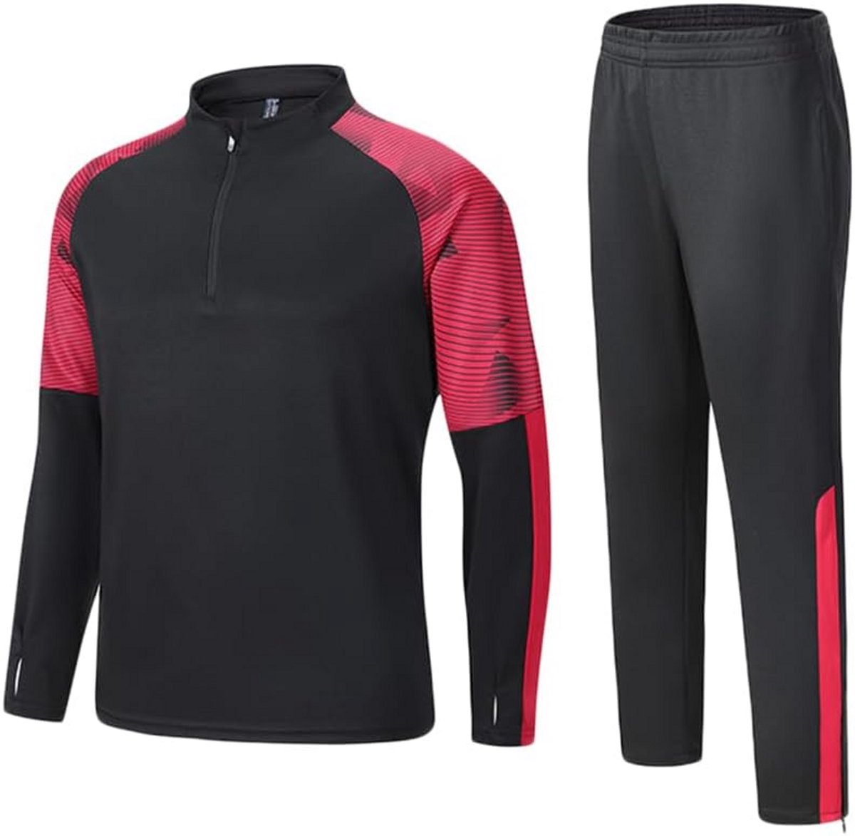 2-Delige Trainingsset Voetbalshirt en Broek voor Heren en Dames | Ademend Sportpak
