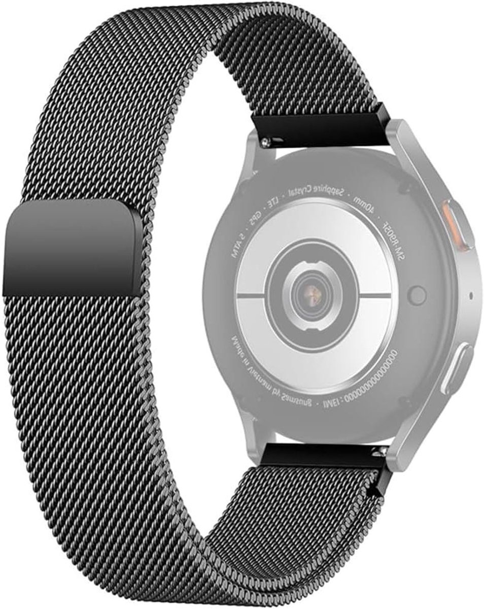 Roestvrij stalen horlogebandje 10mm - verstelbaar en snelsluiting - unisex horlogeband in zilverkleur - horloge accessoire.