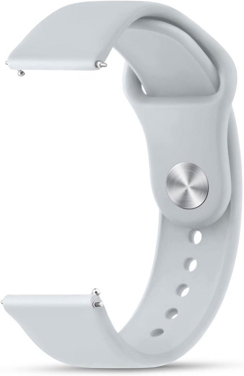 Verstelbare Siliconen Horlogeband 20 mm voor Heren en Dames - Zachte Sportvervanging