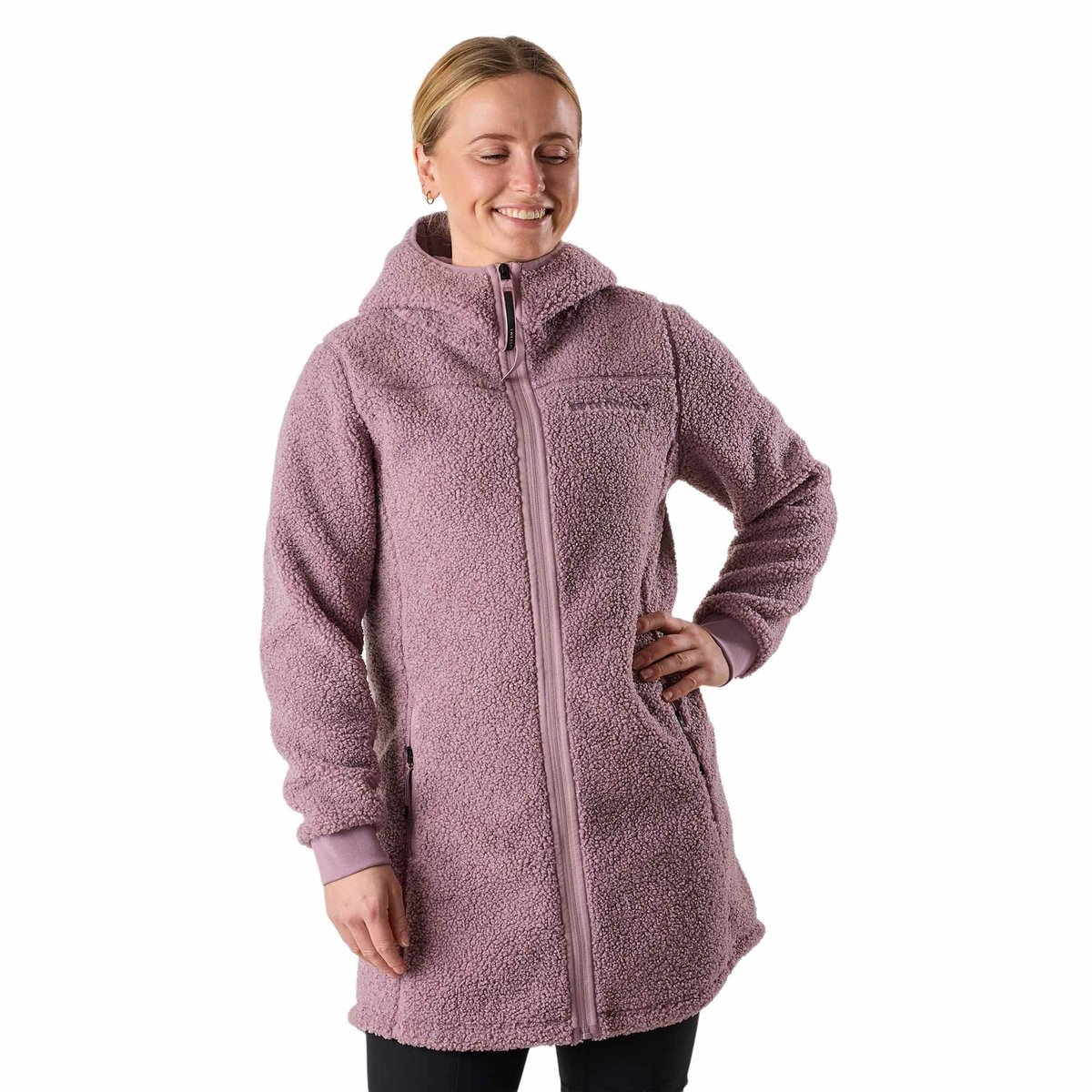 Swedemount Lofoten Pile jas – Damestrui Pale Mauve