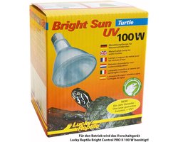 UV lamp voor waterschildpadden - 100W metaaldamp lamp voor E27-fittingen - reptielenlamp met zon-achtig lichtspectrum