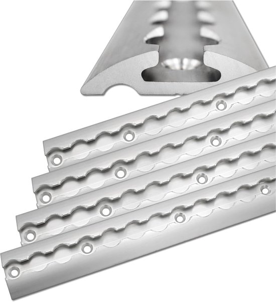 Aluminium Airline-Rail 2,0 meter (1975 mm) voor Veilige Belading van ...