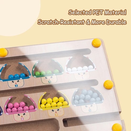 Magnetische stripnummers en paddestoel houten doolhof | Pen Control Training Educatief spel voor fijne motoriek en logisch denken Geschikt voor kinderen vanaf 3 jaar — afbeelding 5