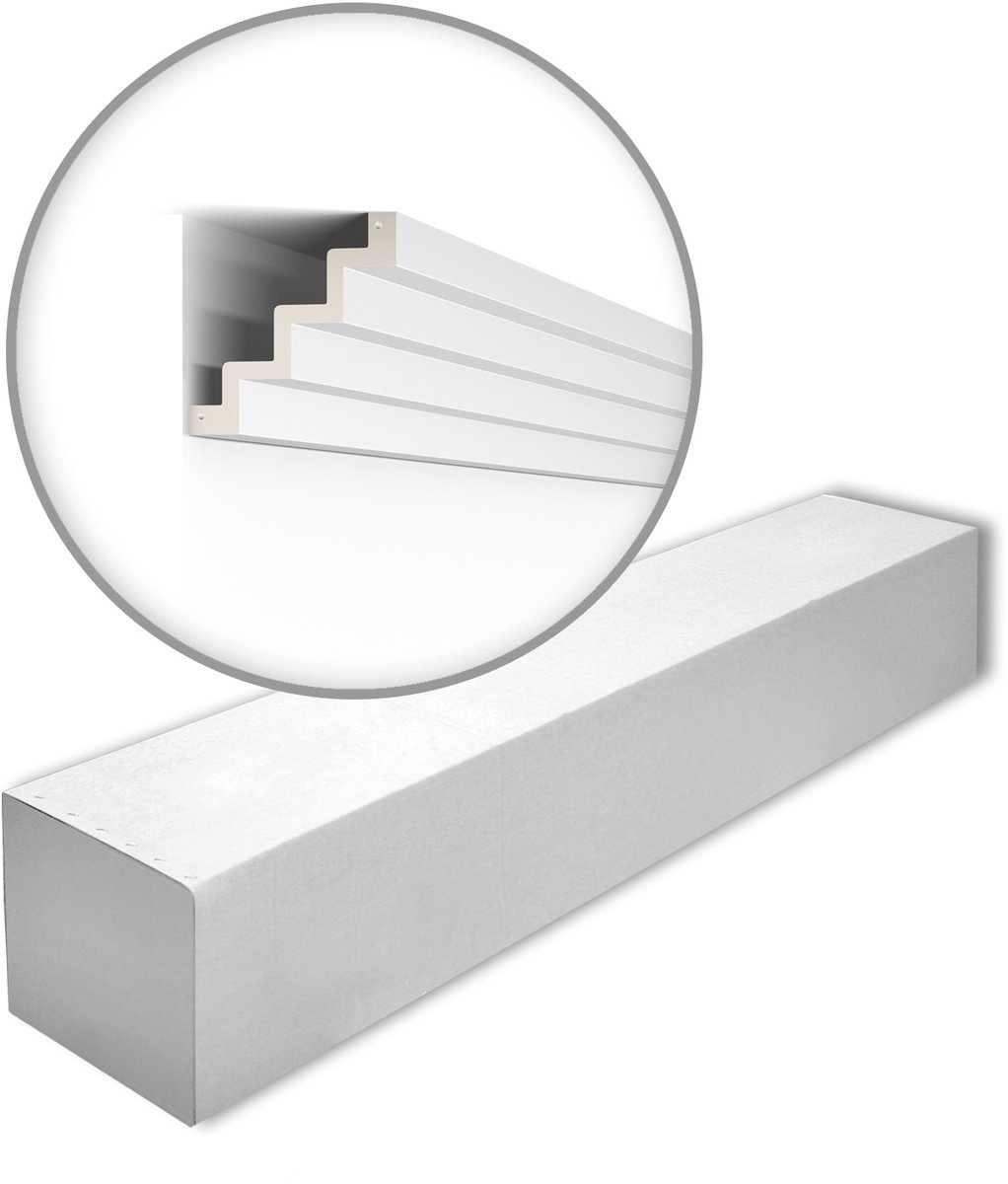 NMC Z51-box ARSTYL Noel Marquet 1 doos 8 stukken Kroonlijst modern design wit | 16 m