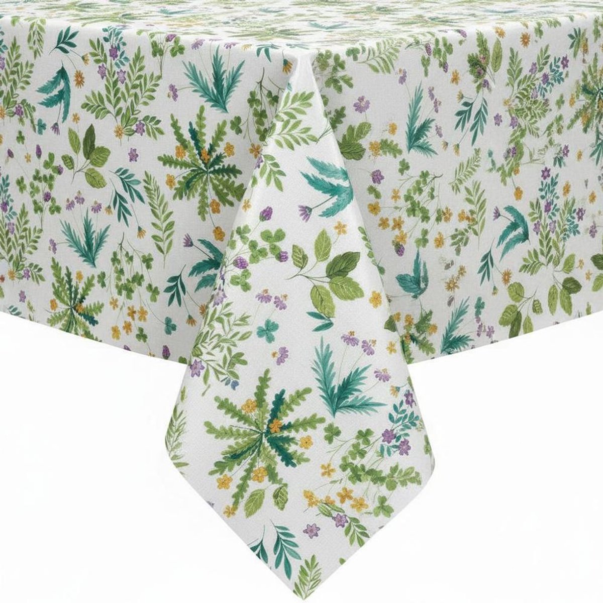 Protecttable - Tafelzeil Wilde Kruiden 160cm 160x100cm - Tafelkleed Afwasbaar - Kunststof