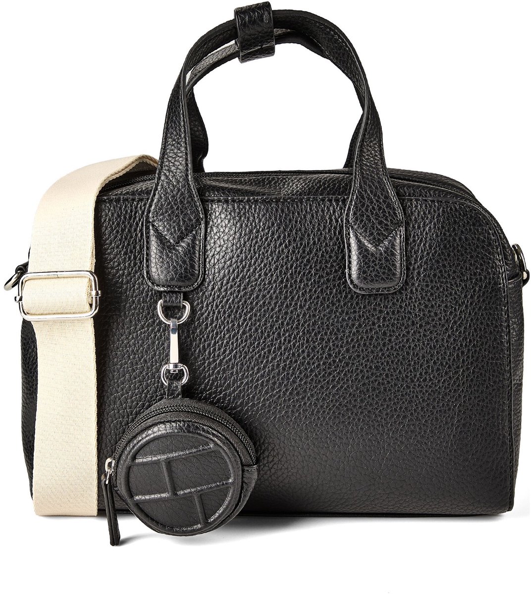 TOM TAILOR schoudertas handtas Rima Bowling Bag Black zwart