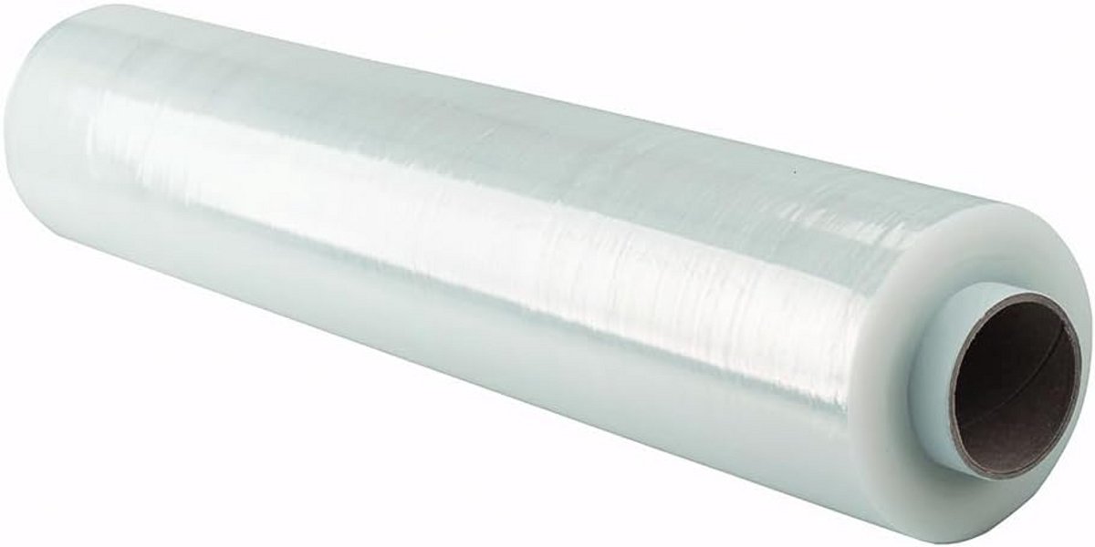 Stretchfolie 1 rol handverhuisfolie 243 m - 50 cm, 2,5 kg transparante wikkelfolie