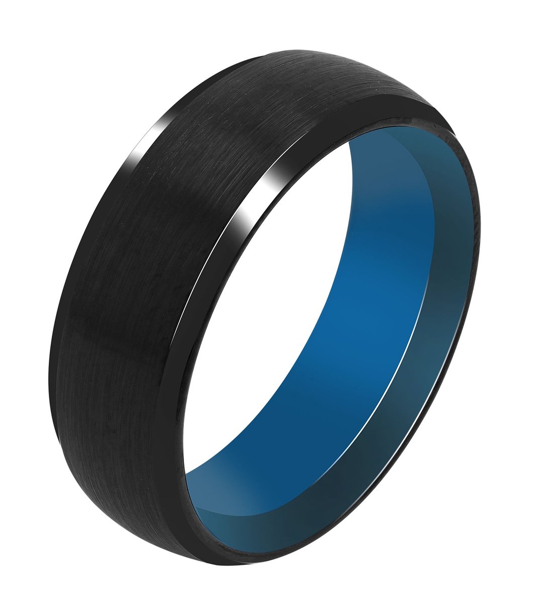 AKZENT Akzent herenring Tungsten, geschikt voor gravure, duurzaam, maat 62 - 70