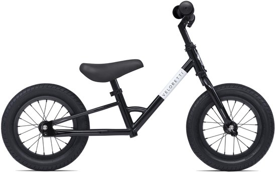 Veloretti Mini loopfiets - 12 inch - Zwart - 2-4 jaar van Veloretti — afbeelding 2