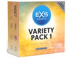 EXS assortimentsverpakking 1 - 48 condooms in diverse varianten
