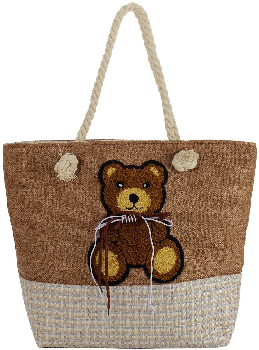Strandtas - beer - 47x37x13 cm