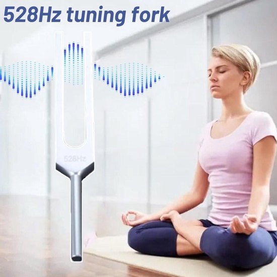 Een stemvork van 528 Hz voor stressvermindering en meditatie. van Merkloos — afbeelding 4