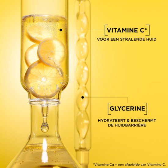 Garnier SkinActive - Glow Booster Serum Cream met Vitamine C* en SPF 25 - 2-in-1 serum & crème - Serum Vitamine C* - Hydrateert & Laat Stralen - 50ml