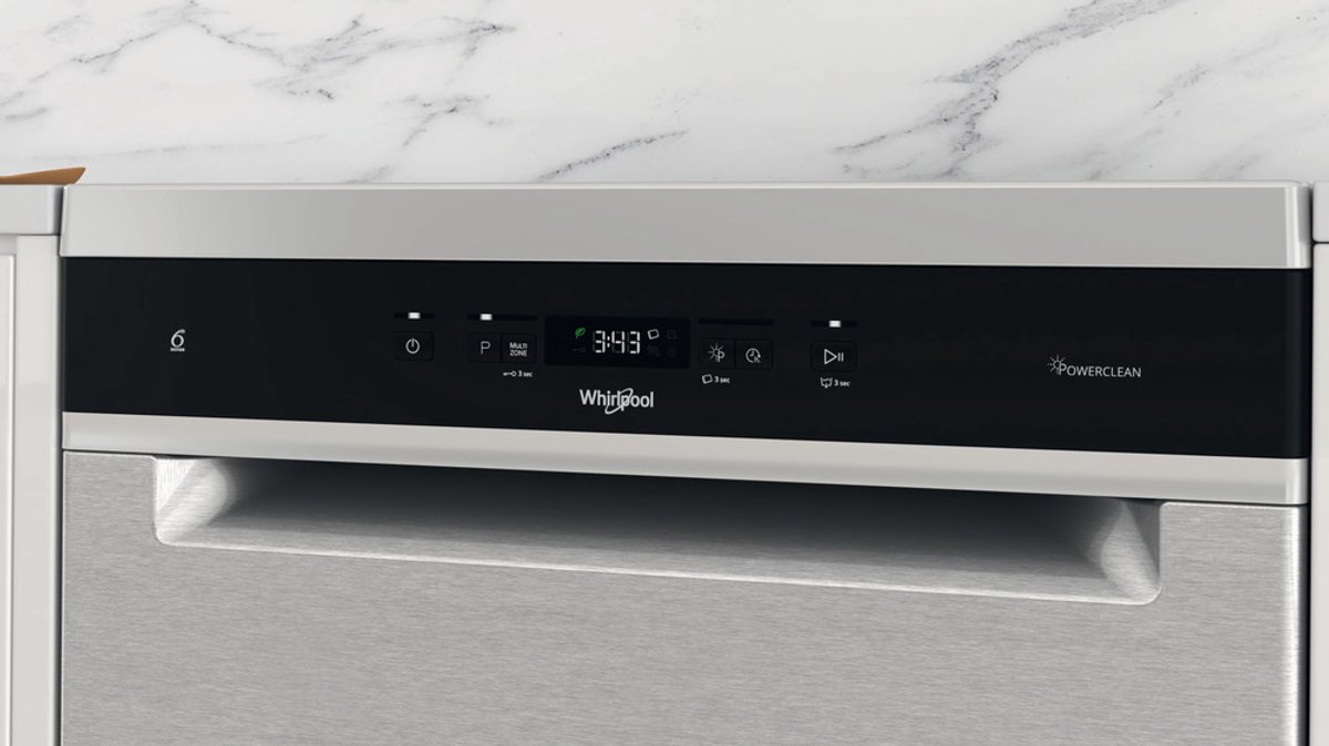 Whirlpool WH3FB14BN7A0X - PowerCleanPro - Vrijstaande vaatwasser 60 cm — afbeelding 4