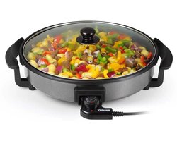 Tristar Elektrische hapjespan 1500W - PZ-2964 - Ø40cm Deksel - Maximale temperatuur 280⁰ C -…