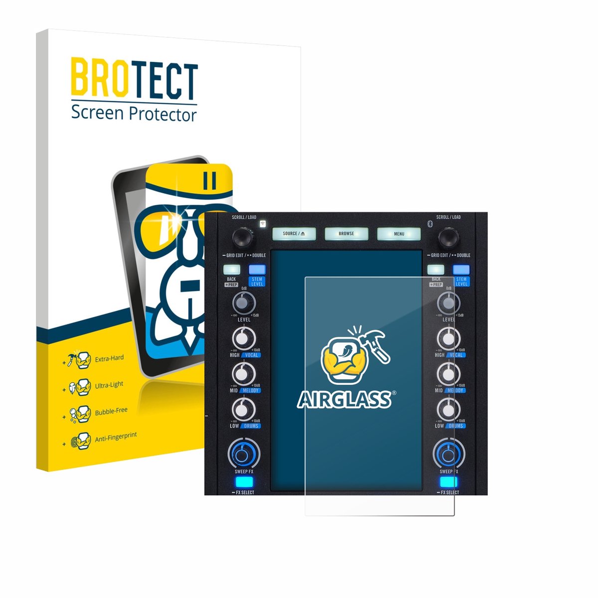 Screenprotector voor Rane System One Beschermglas transparant