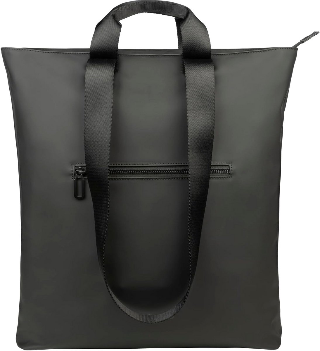 Rubberen Shopper Tas voor Laptops tot 14 Inch - Waterdicht en Duurzaam