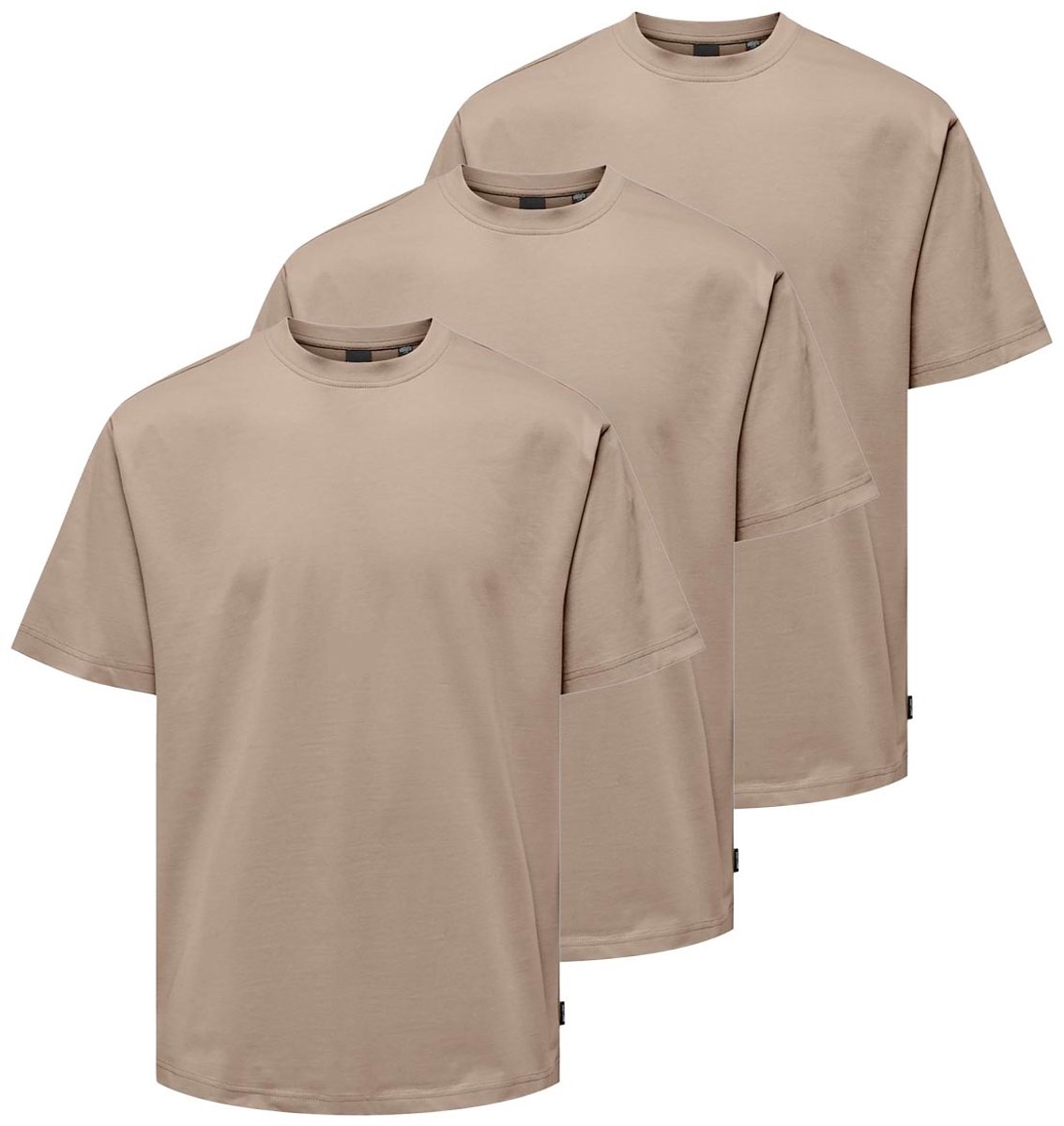Only & Sons Heren t-shirt 3 pack Onsfred