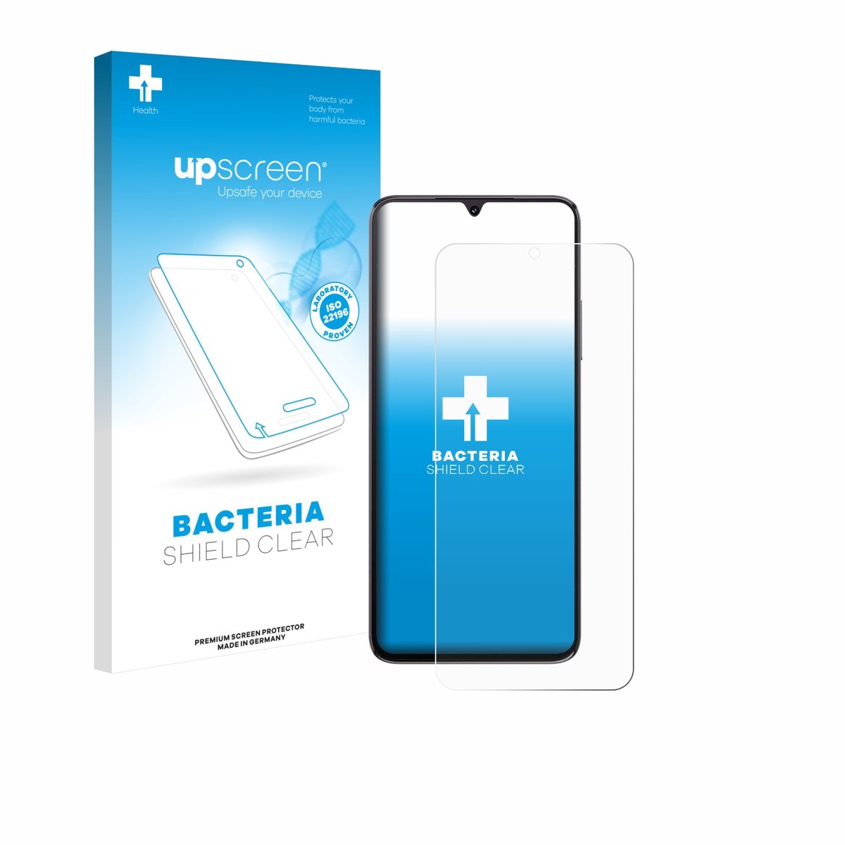 upscreen - Screenprotector voor Cubot A40 - Folie Beschermfolie transparant antibacterieel