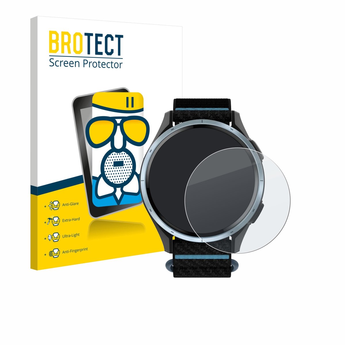 BROTECT - Screenprotector voor Garmin Approach J1 - Folie Beschermfolie Beschermglas matte