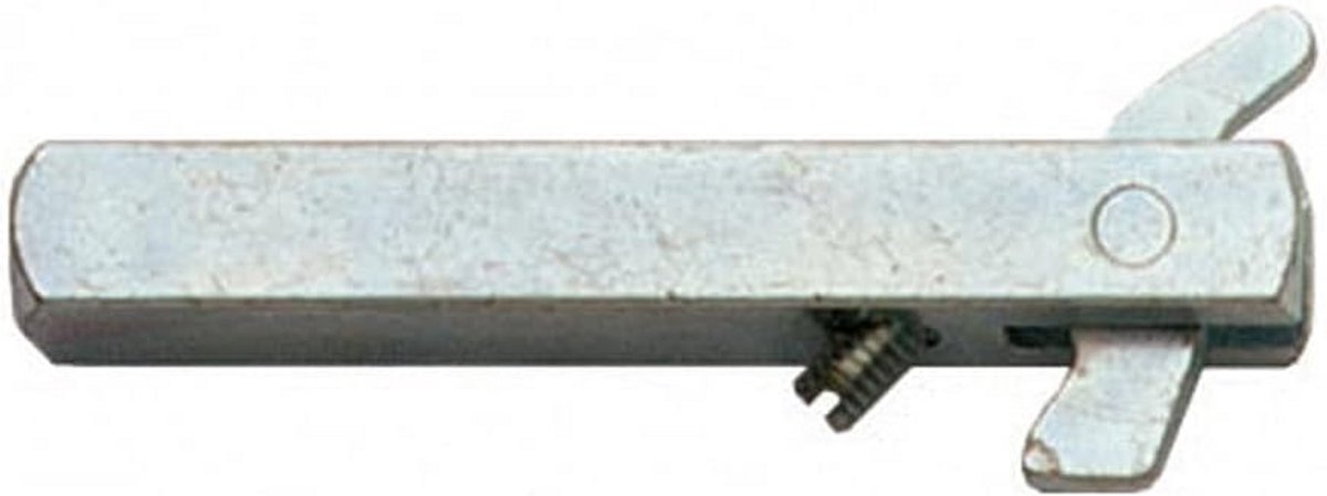 Vierkante Stift met Uitzethaak 8 mm - Verzinkt Staal