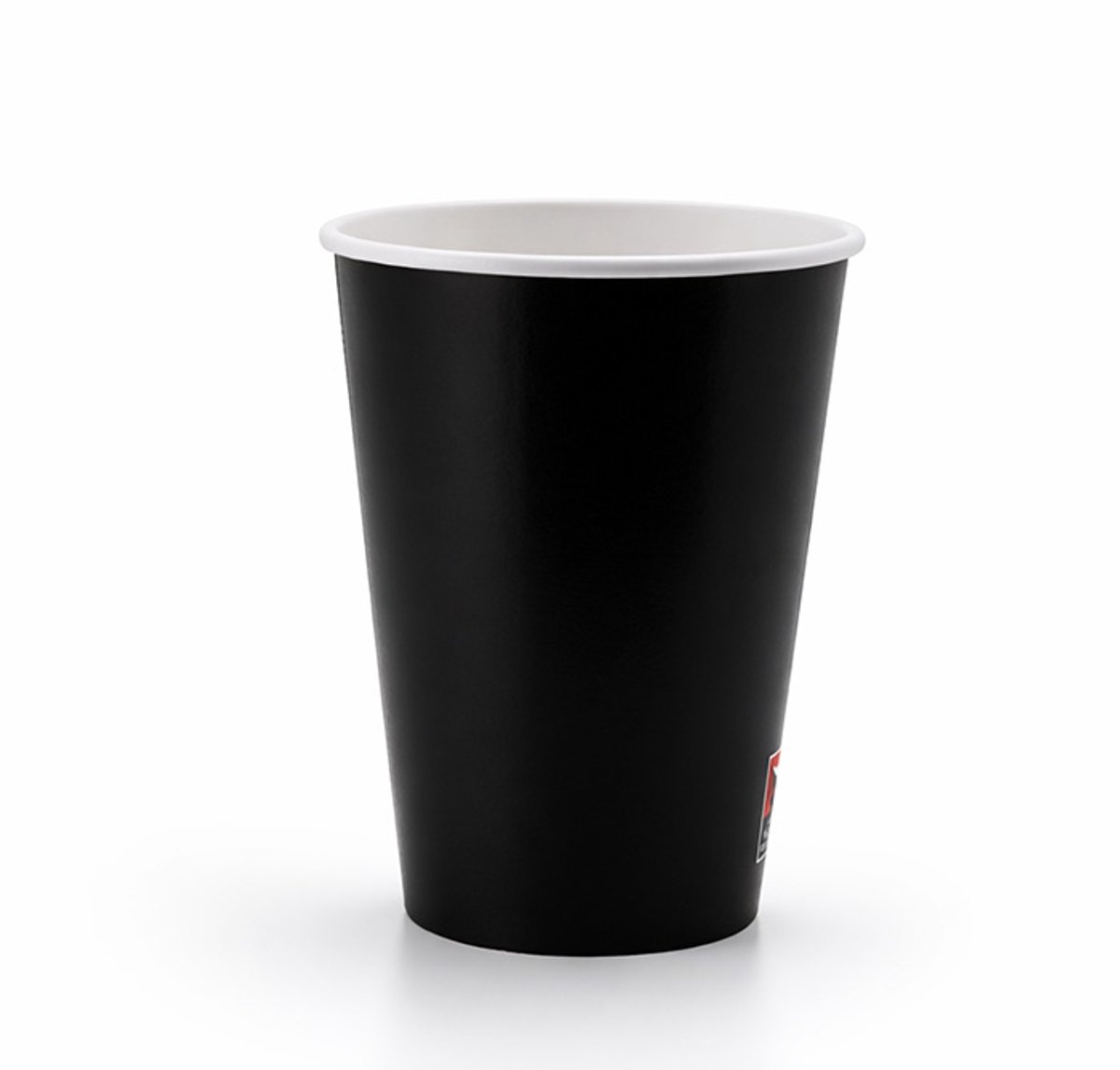Milkshakebeker Karton Zwart 300ml/12oz - 1.000 st/ds.