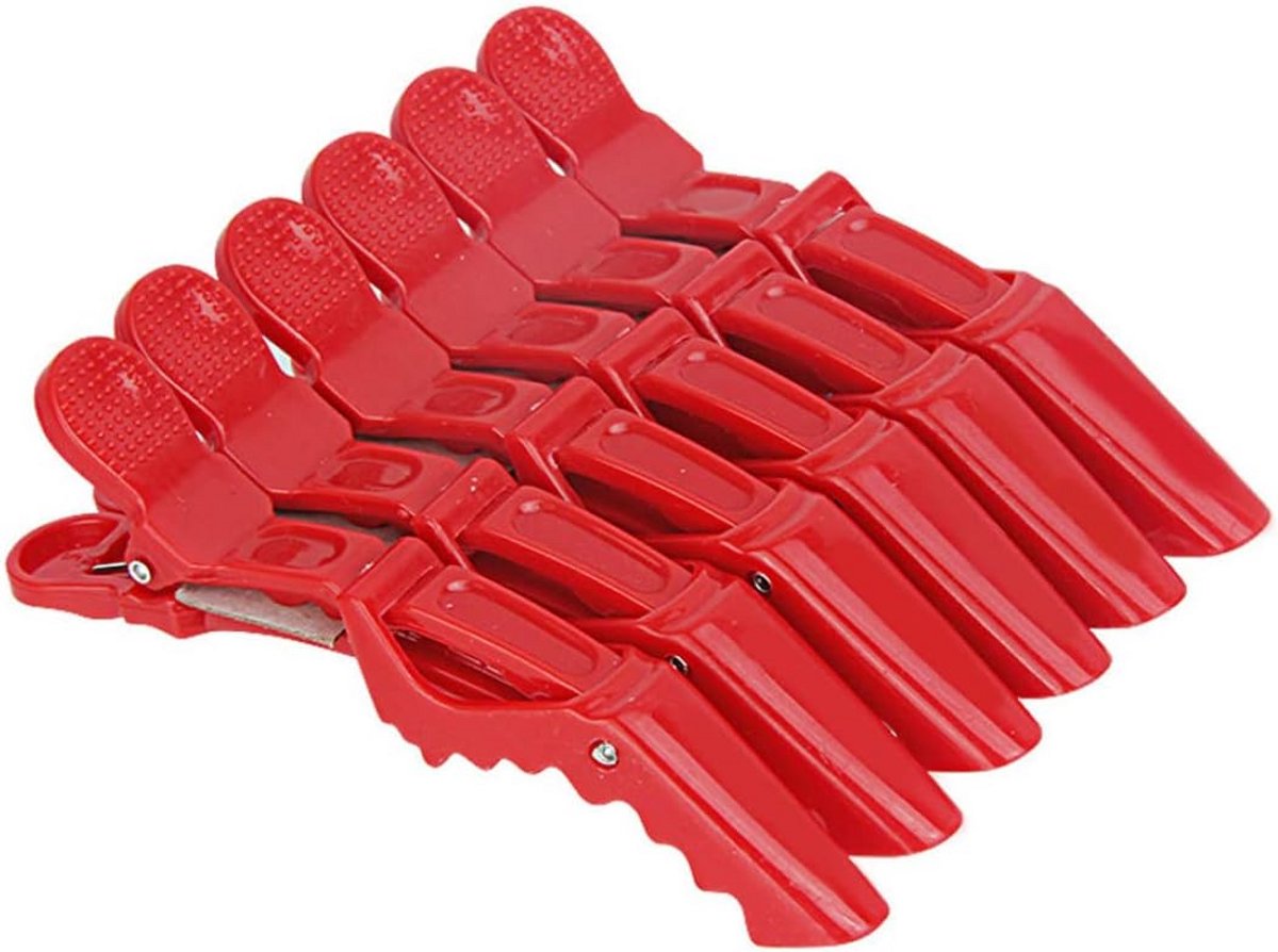 Professionele Haarclips Set van 6 voor Modelleren en Knippen