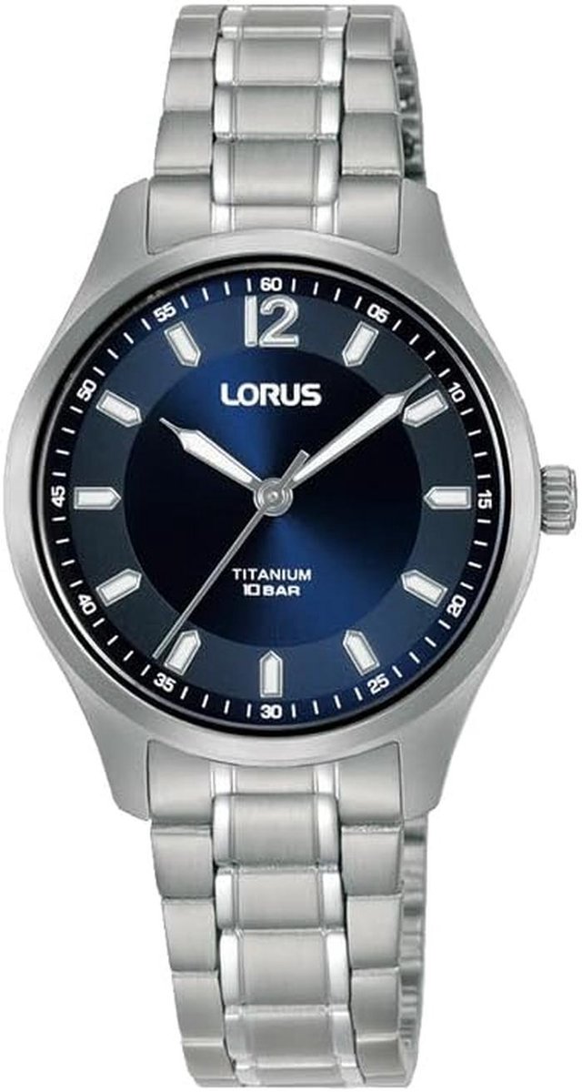 Dameshorloge met Titanium Band en Analoge Wijzerplaat