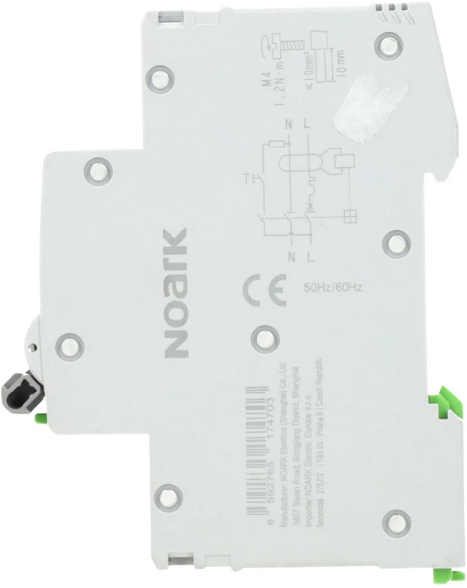 Noark aardlekautomaat B6 1P+N 30mA Type A (117470)