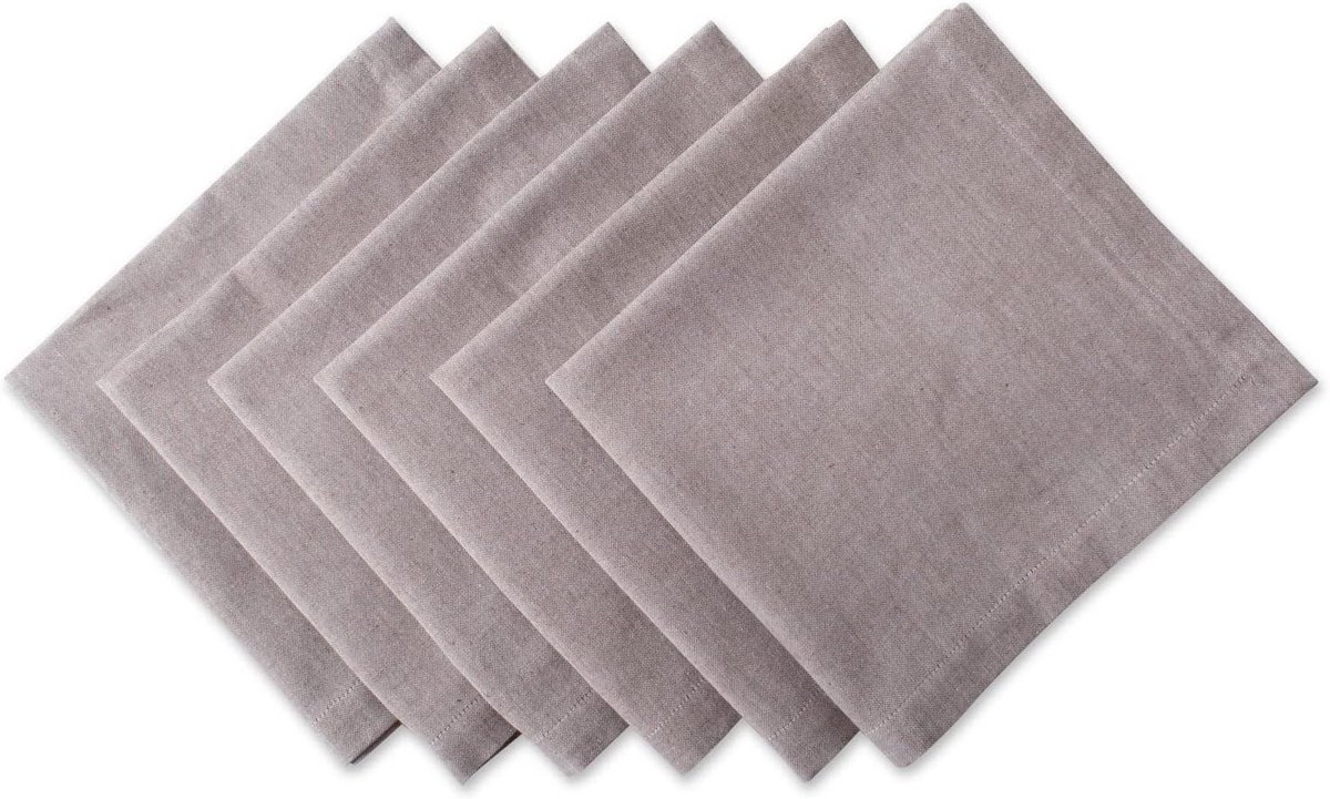 Chambray stoffen servetten voor een stijlvolle tafeldekking