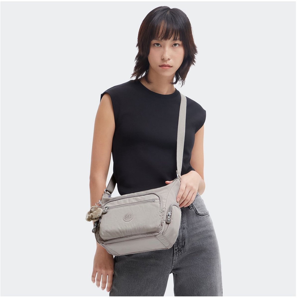 Kipling GABBIE S Schoudertas - Grey Gris