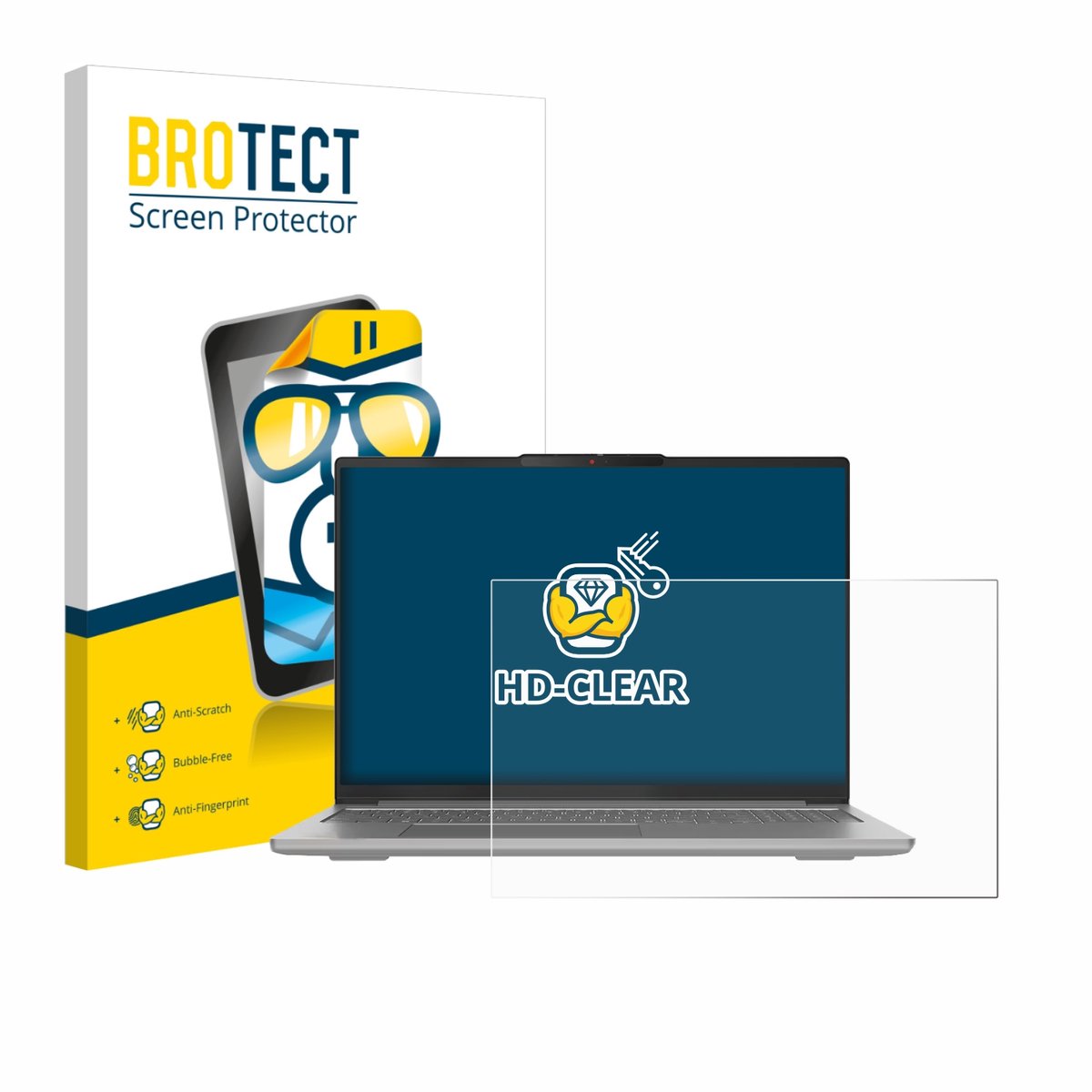 BROTECT - Screenprotector voor Lenovo IdeaPad Pro 5 Gen 10 16" - Folie Beschermfolie transparant