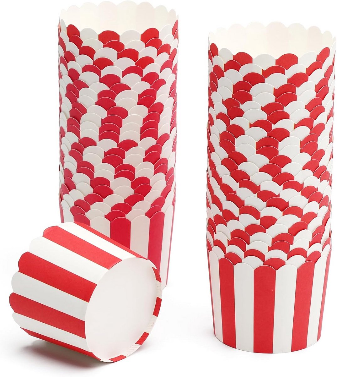 50 Stuks Papieren Muffinbakvormpjes - Anti-Lek & Hittebestendig Cupcake Wrappers