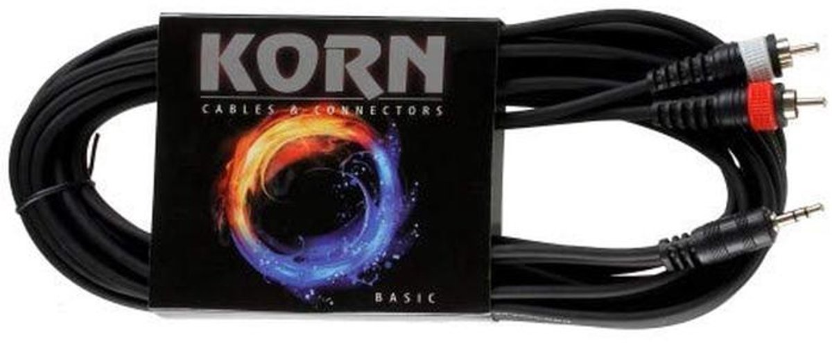Adapterkabel RCA naar Mini-Jack 3.5mm Stereo 6 meter
