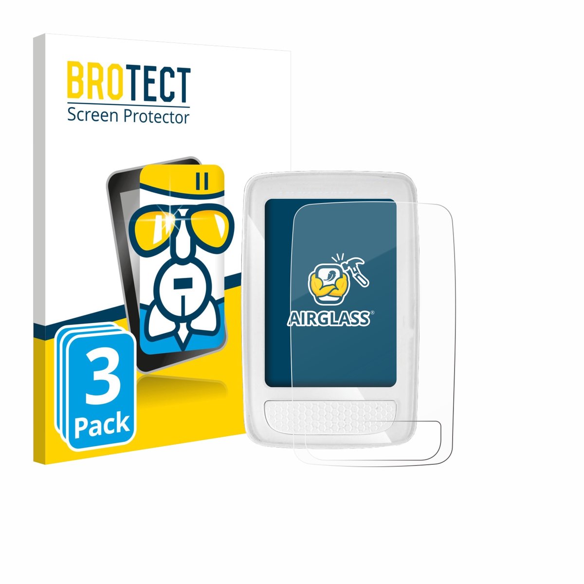 Screenprotector 3 Stuks voor Giant Axact 14W Beschermglas transparant